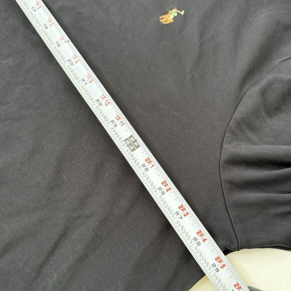 Polo Ralph Lauren Long Sleeve T-Shirt Mens 3XLT Soft Cotton Flesh Pony Black - Picture 8 of 10